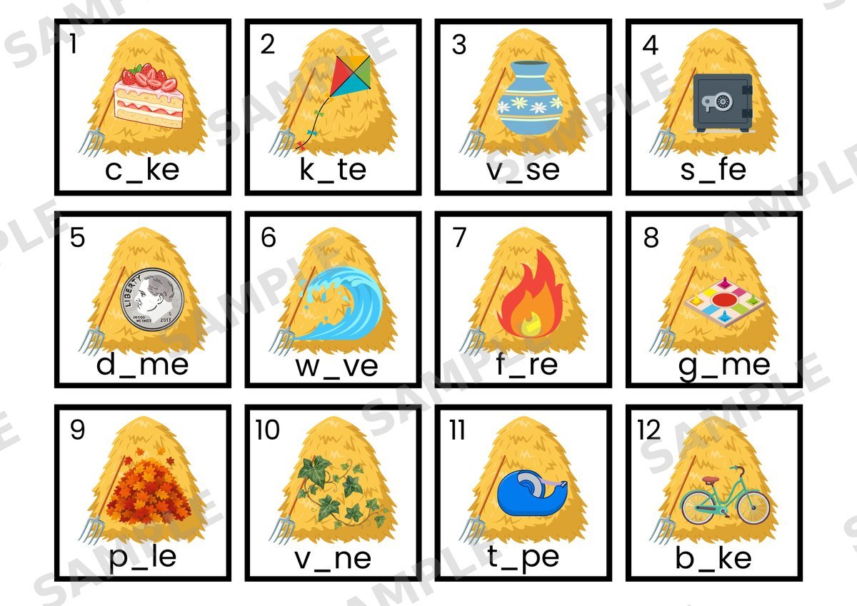 Bales of Vowels, Montessori language work