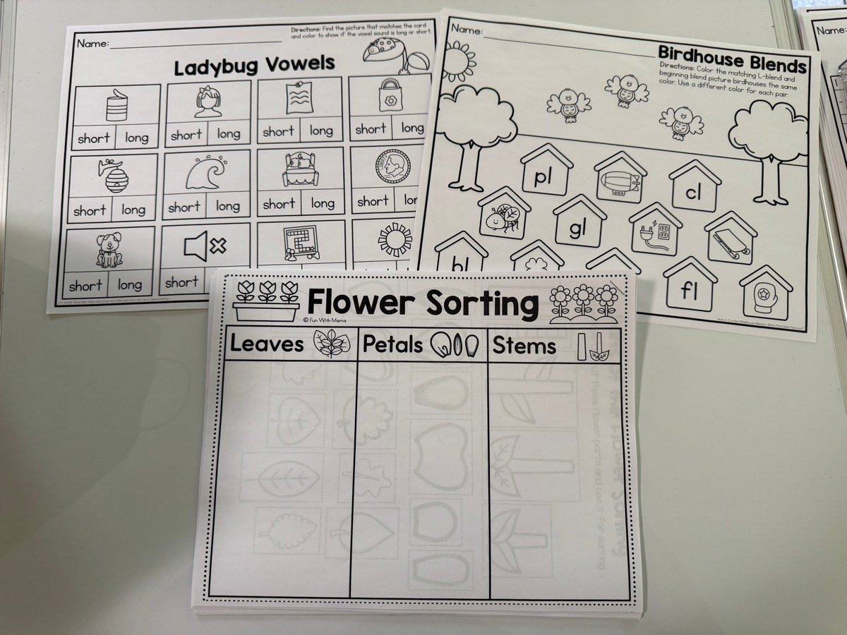 Spring Worksheets photo 3